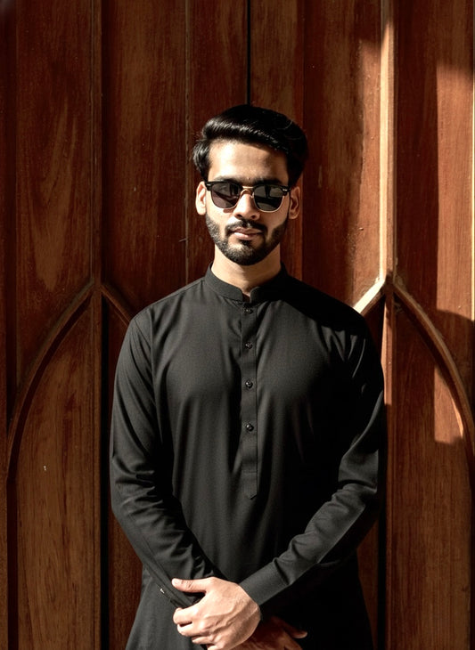 Italian Black Kameez Shalwar