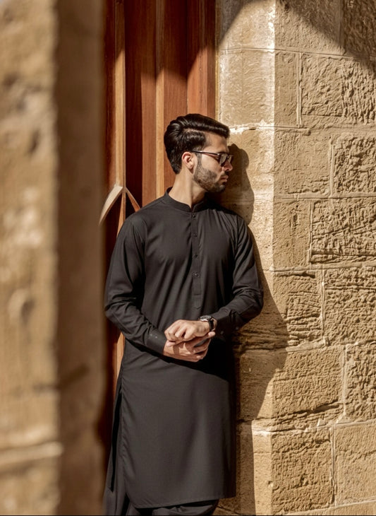Italian Black Kameez Shalwar