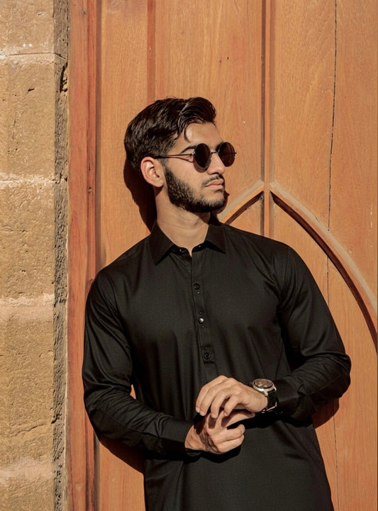 Italian Black Kameez Shalwar