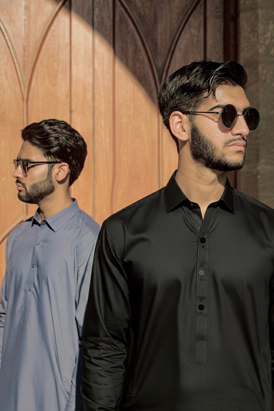 Italian Black Kameez Shalwar